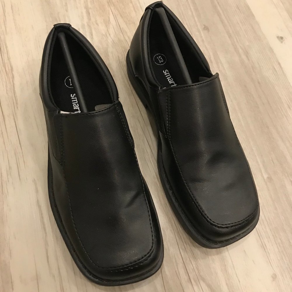 Boys Black Dress Shoes